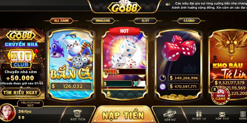 Go 88 Cộng đồng cược thủ chất lượng và sôi động tại Go 88